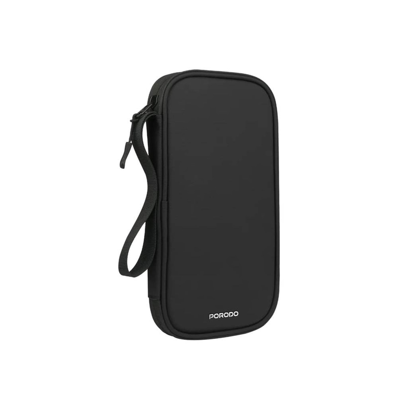 Porodo Milano Smart Passport Holder RFID Blocking Protection - Black