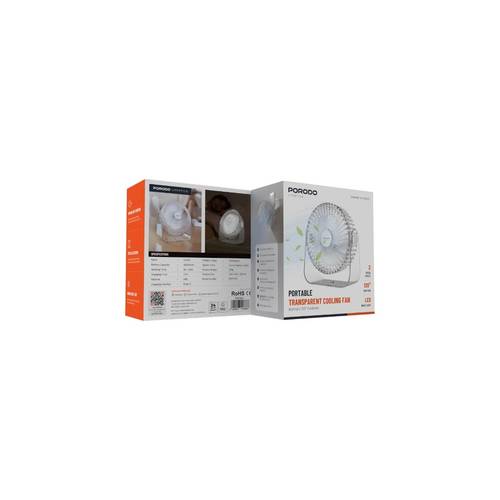 orodo Lifestyle Portable Transparent Cooling Fan