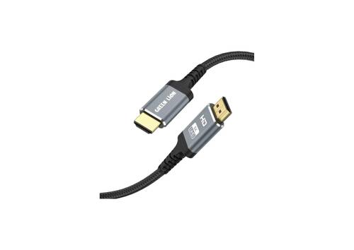 كابل Green Lion 8K HDMI إلى HDMI بسرعة نقل بيانات 48 جيجابت في الثانية وطول 3 أمتار - أسود