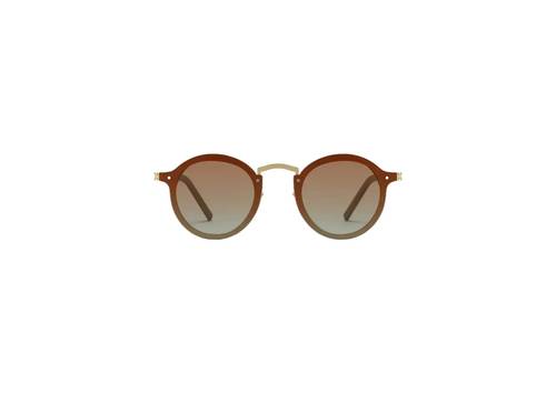 Porodo Lifestyle Riviera Round Frame Sunglasses - Gold