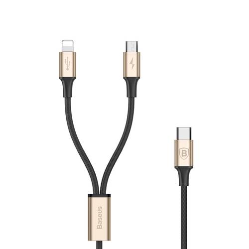Baseus Rapid Series Type-C 2-1 Cable For Micro and Lightning 1.2m