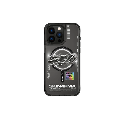 SKINARMA IPHONE 15 PRO MAX BOLT BLACK CASE