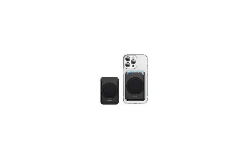 Green Lion W4-Magsafe Wallet Card Holder - Black