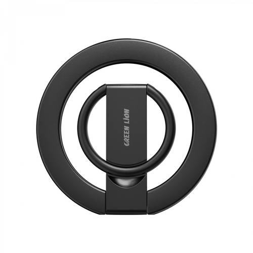 Green Lion Magnetic Ring Holder- Black