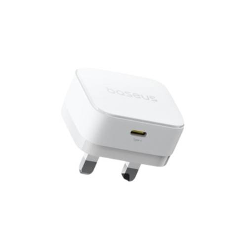 شاحن حائط سريع الشحن من Baseus Palm 30 وات PD من النوع C، شاحن USB C فائق السرعة مع قابس المملكة المتحدة