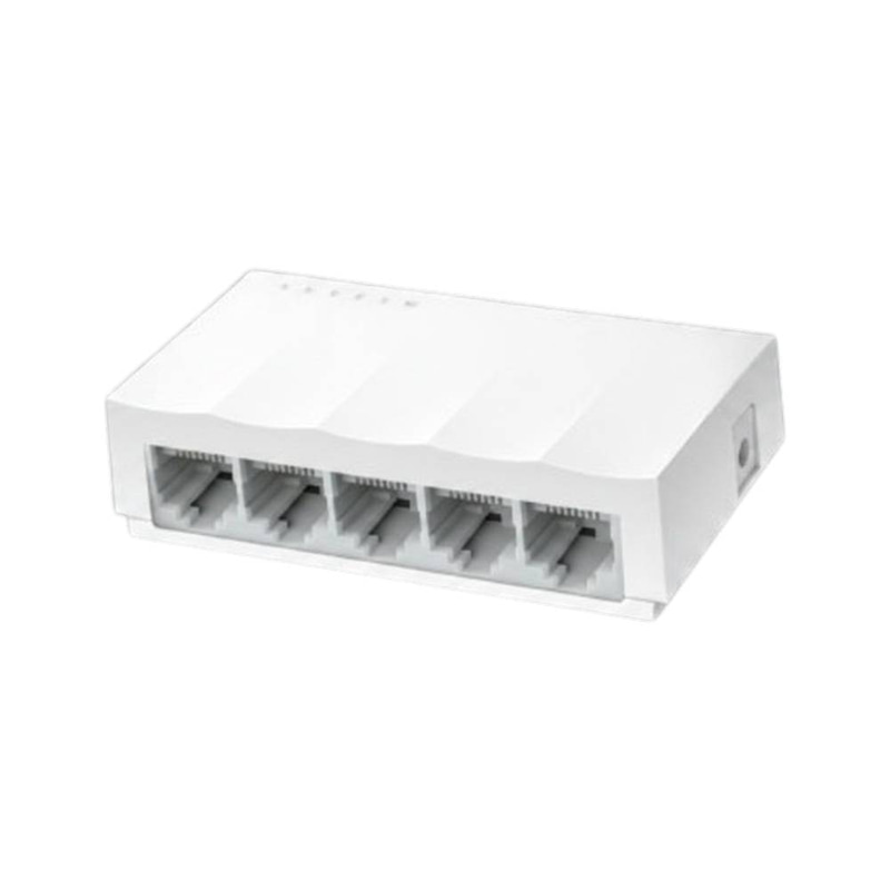 محول سطح المكتب TP-Link ذو 5 منافذ بسرعة 10-100 ميجابت في الثانية - LS1005