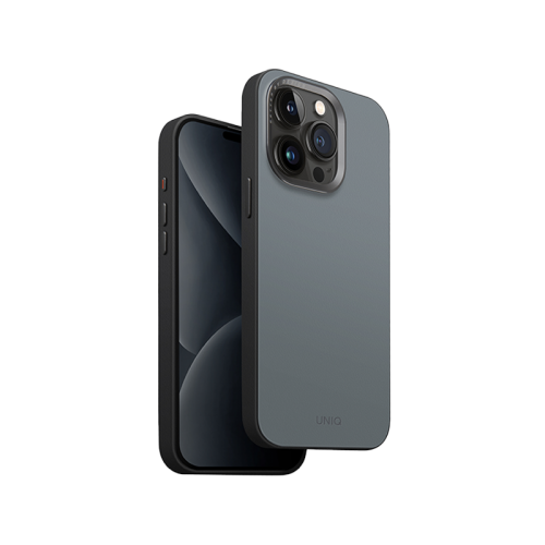 UNIQ LYDEN DUO SERIES MAG IPHONE 15 PRO MAGSAFE WASHED BLUE/ BLACK CASE