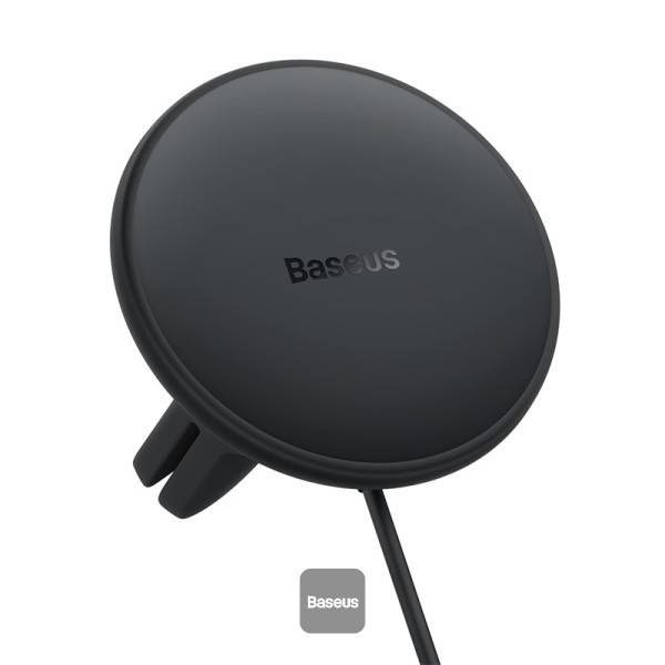 Baseus CW01 حامل شحن سيارة لاسلكي مغناطيسي 40 وات - شحن لاسلكي 15 وات+Type-C 25 وات