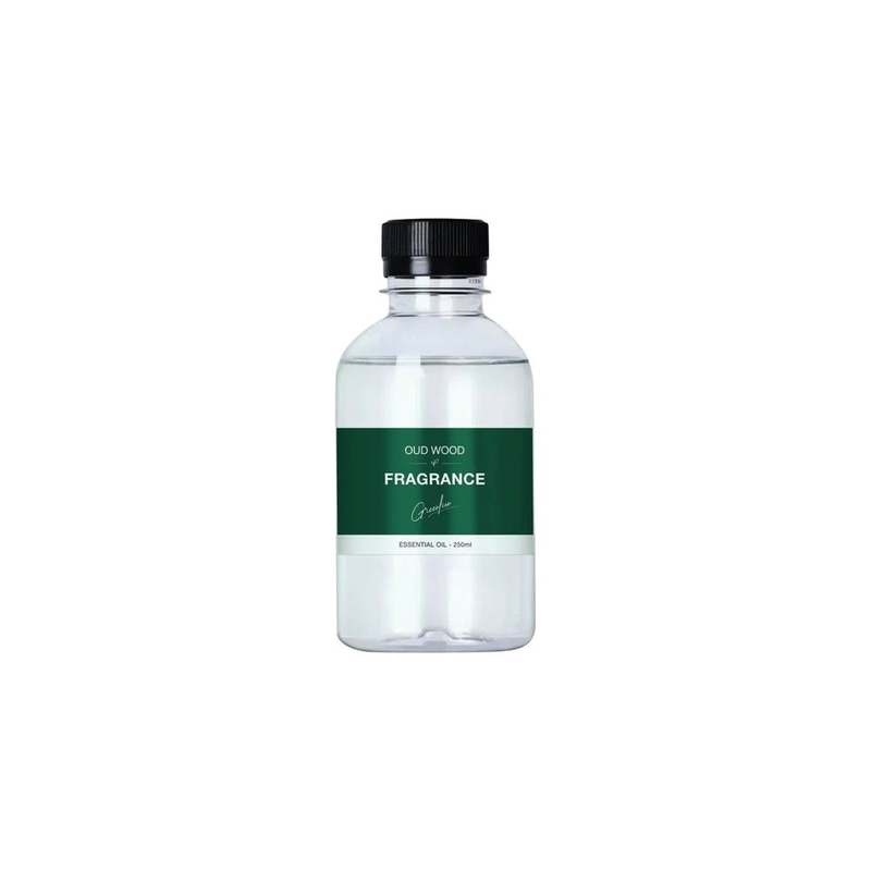  Green Lion Fragrance Oil Oud Wood & Refill for Diffusers 250ml - Clear