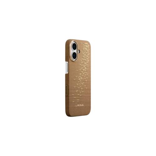 جراب PITAKA فائق النحافة لهاتف iPhone 17 - بريق ذهبي