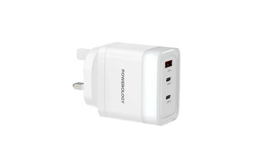 محول الشحن السريع Powerology Lunex Series PD 65W