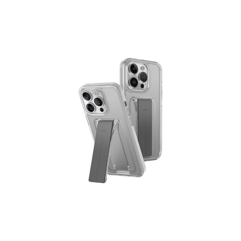 Uniq Heldro Mount + Protective Case with Integrated Mount Grip Stand For Iphone 15 Pro Max - HELMCLR