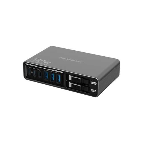 Powerology Univo Charging Station PD 100W - Black