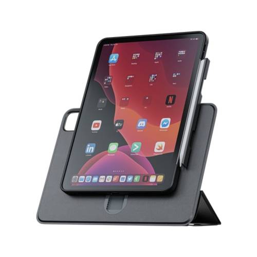 جراب Levelo Converge 360 ​​المنزلق المرتفع لجهاز iPad Air 13 بوصة - 2024 - أسود