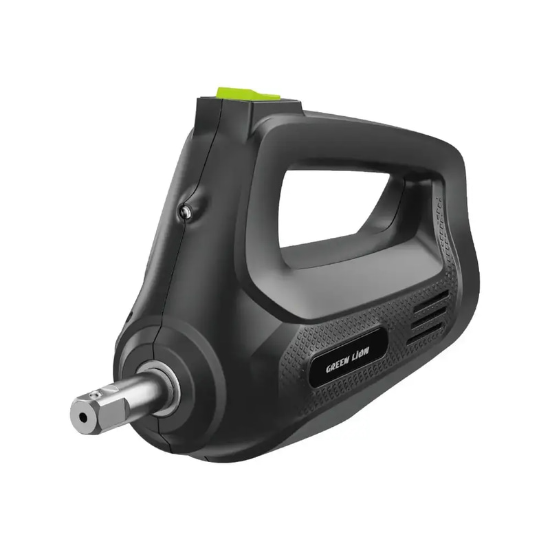 Green Lion Electric Car Jack Kit Built-In Led Light - Black