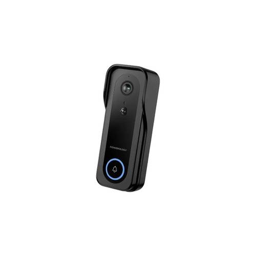 Powerology Smart Doorbell Camera - Black