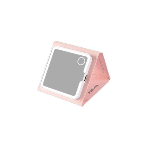Porodo Lily LED Portable Tri-Fold Makeup Mirror - Pink
