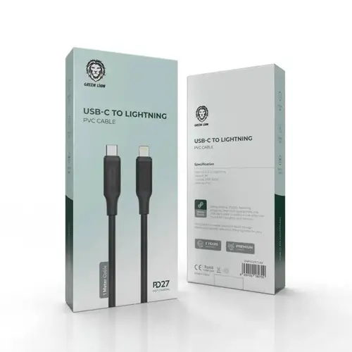 GREEN LION USB-C TO LIGHTNING PVC CABLE