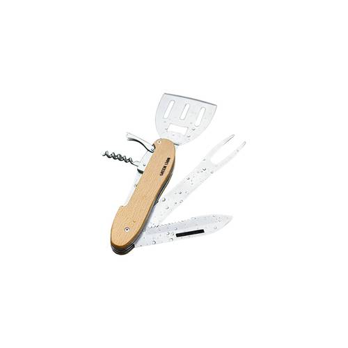 Green Lion Multifunction BBQ Tool Set - Wood