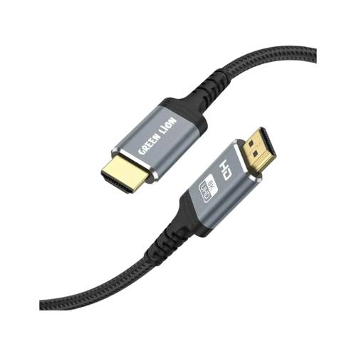 كابل Green Lion 8K HDMI بسرعة 48 جيجابت في الثانية وطول 3 أمتار - أسود