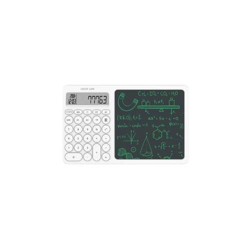 Green Lion CalcWrite Pro Calculator-Writing Pad Combo - White