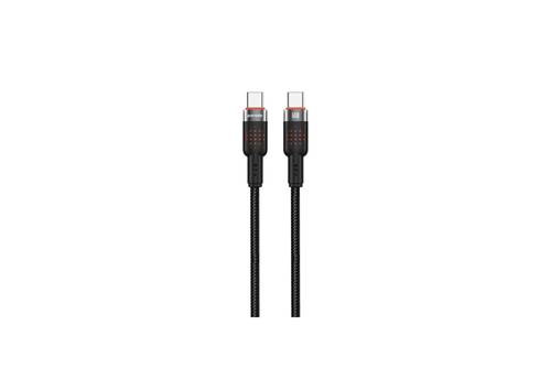 Porodo USB-C to USB-C Aluminum Braided Cable 1.2M-60W-Black