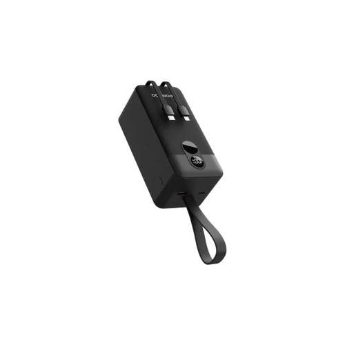 Porodo 50000mAh Power Bank Integrated Cables - Black