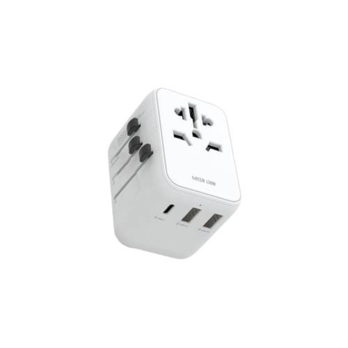 Green Lion 12 W Universal Travel Adapter- White