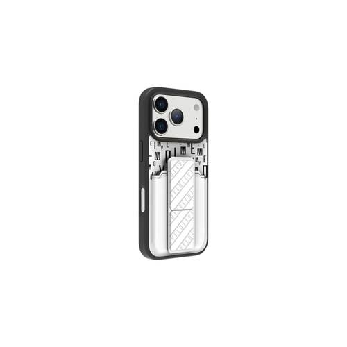 Levelo Morphix Gripstand Case With Cardholder For iPhone 17 Pro Max - Silversto