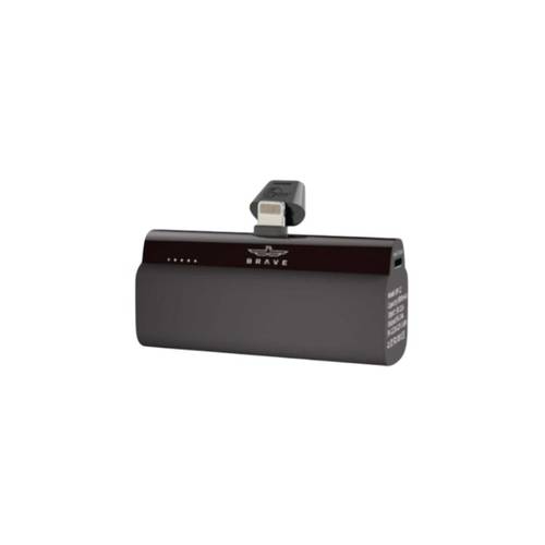 Brave Pocket Mini Portable Power Bank 20W 5000 MAh BP-12 Black