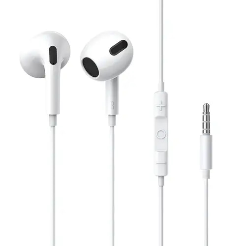Baseus Ear Wired Ear Pbones Encok H17-White