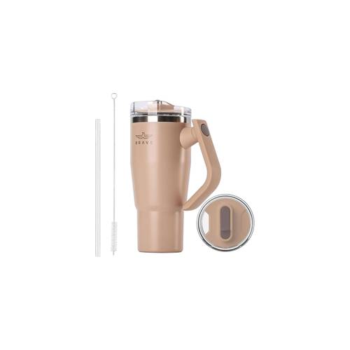 Brave Temp Guard Vacuum Insulated Travel Mug 950ml - Brown