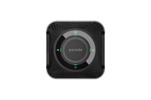 Porodo portable CPE MiFi 3G-4G Wireless Router 4000mAh - Black-Grey