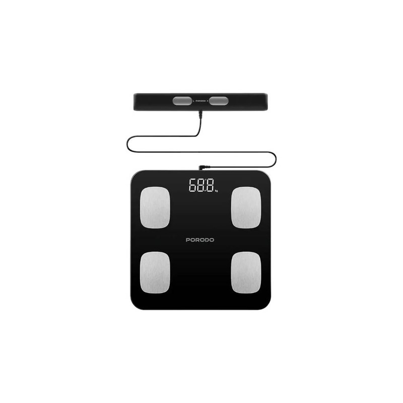 Porodo Lifestyle Precise Analysis Smart Scale - Black
