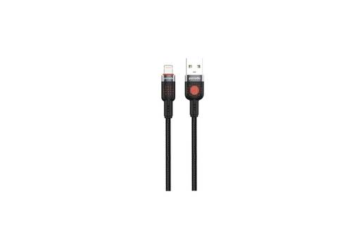 كابل بورودو المضفر من USB-A إلى Lightning بسرعة 480 ميجابت في الثانية - 1.2 متر - أسود