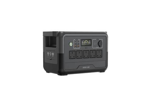 محطة الطاقة Green Lion PGX1200 مع بطارية LiFePO4 بسعة 1152 واط/ساعة و45000 مللي أمبير/ساعة - أسود