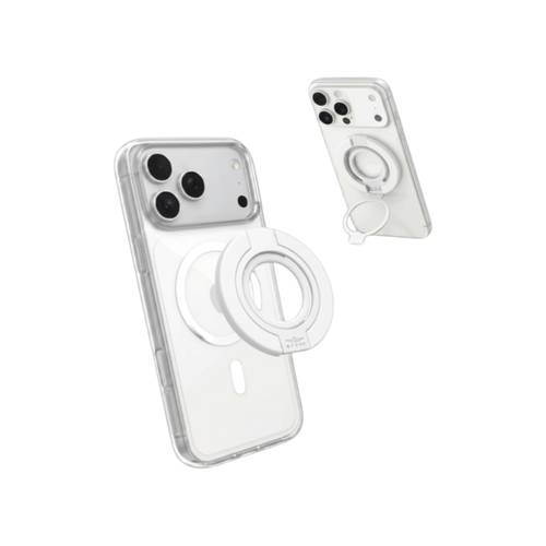 مقبض وحامل مغناطيسي 3 في 1 Brave Grip BG-04WH - أبيض