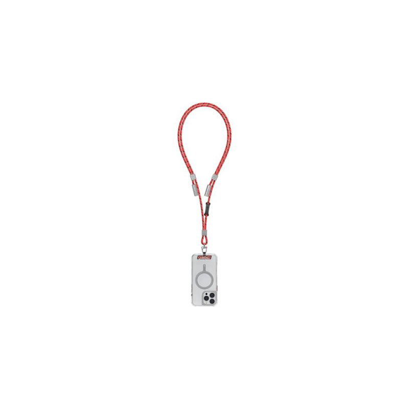 Skinarma Dyno Ve 2-In-1 Lanyard And Charging Cable (USB-C To USB-C) - Vermilion