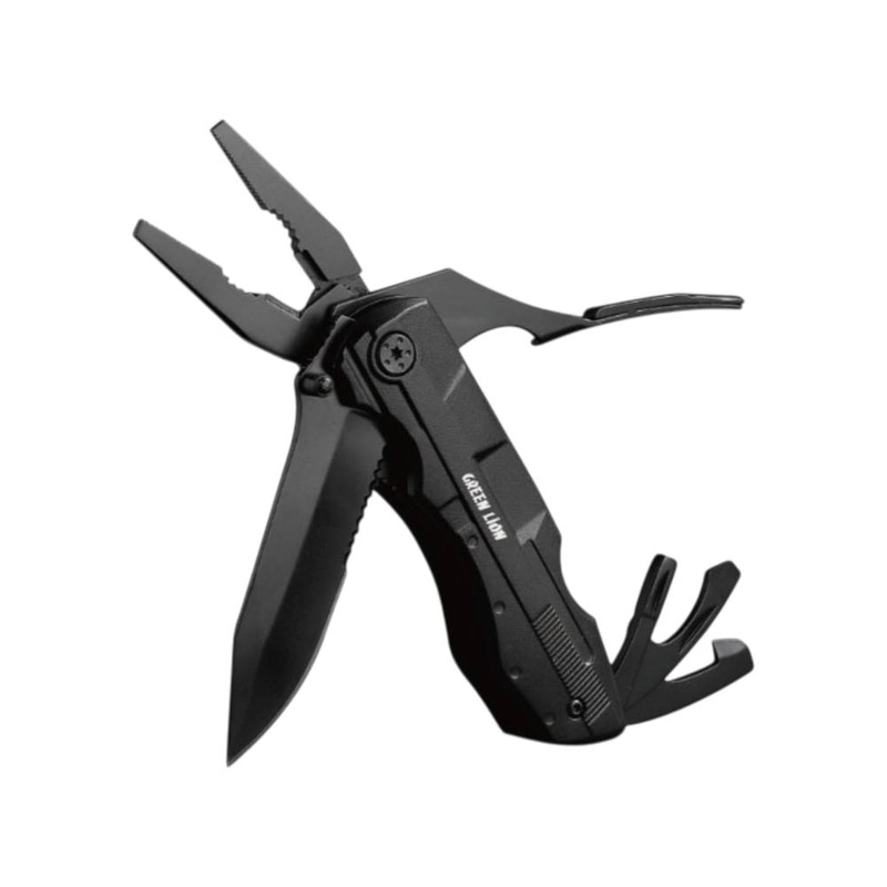 Green Lion Multi Pliers with Fire Starter - Black