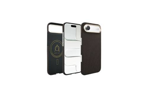 جراب A-Case DESEN مصنوع من ألياف الأراميد لهاتف iPhone Air -GLD