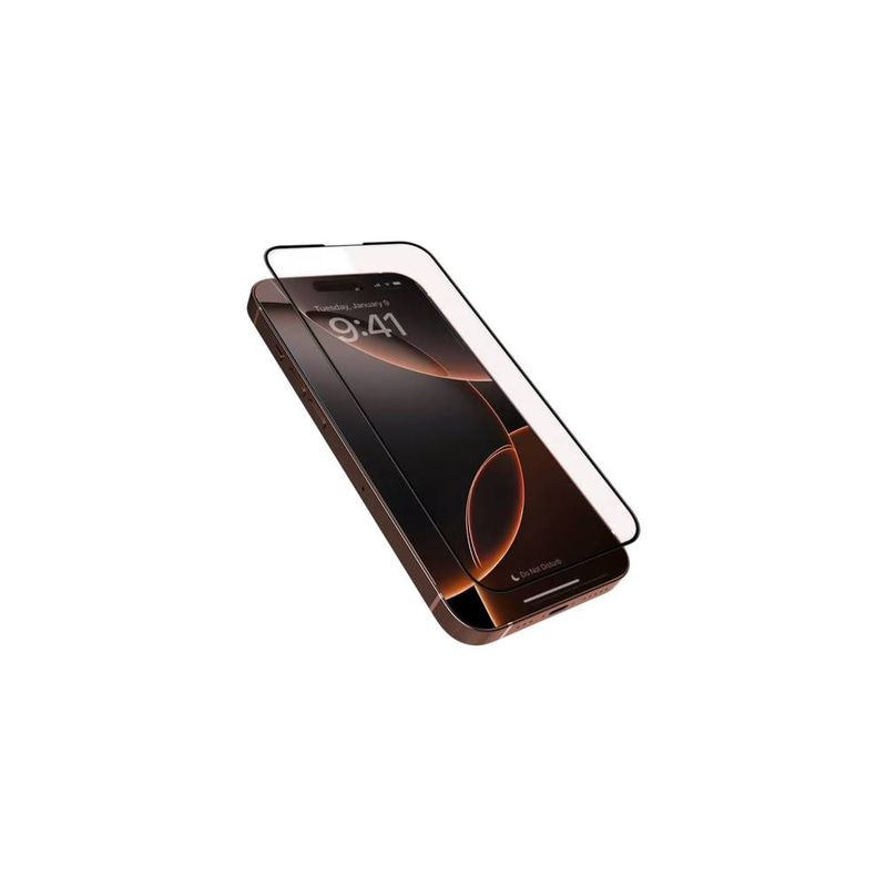 واقي شاشة زجاجي مقوى عالي الدقة من Brave لهاتف iPhone 16 Pro Max - شفاف