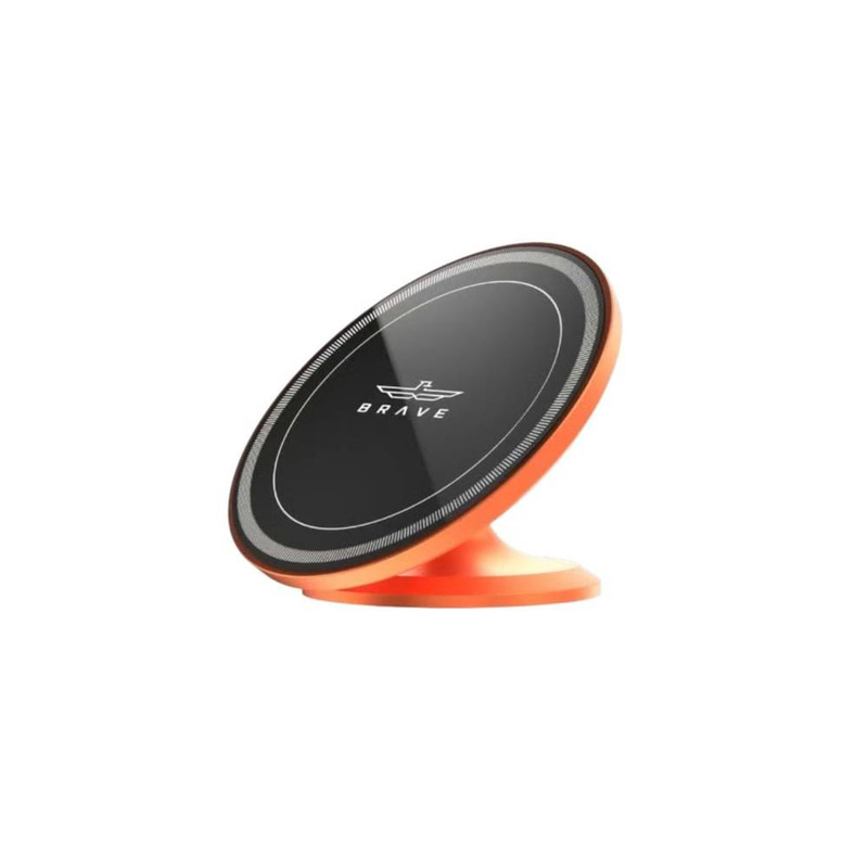 حامل سيارة Brave بتقنية MagSafe قابل للتعديل ودوران 360 درجة (BHL-59O) - برتقالي