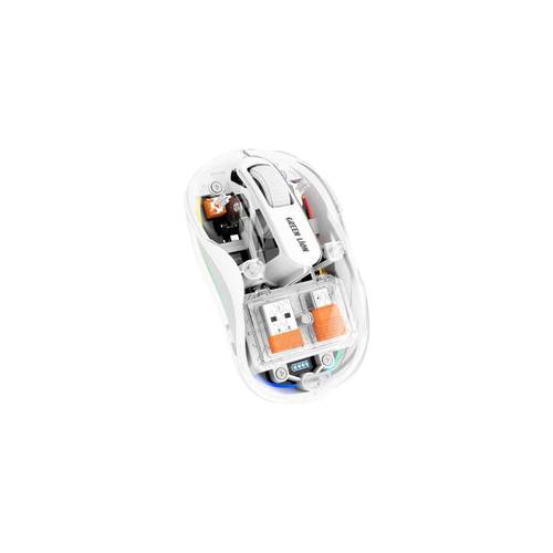 Green Lion Wireless Turtle Mouse 2400DPI-White
