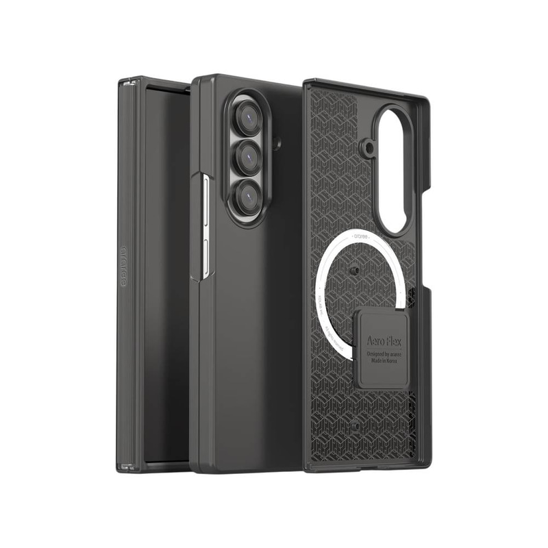 جراب Araree Aero Flex Slim Magsafe لهاتف Samsung Galaxy Z Fold 7 - أسود