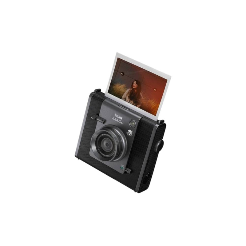 كاميرا Fujifilm Instax Wide Evo الهجينة للصور الفورية - لون أسود
