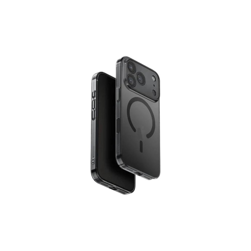 جراب UNIQ Magclick Charging Airsuit لهاتف iPhone 17 Pro Max - لون دخاني لامع
