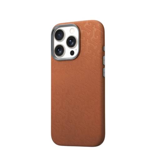 حافظة جلدية نباتية من Araree Pellis لهاتف iPhone 16 pro/ pro max- brown