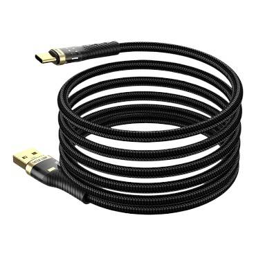 Green Lion Magnetic Cable USB-A to USB-C - Black
