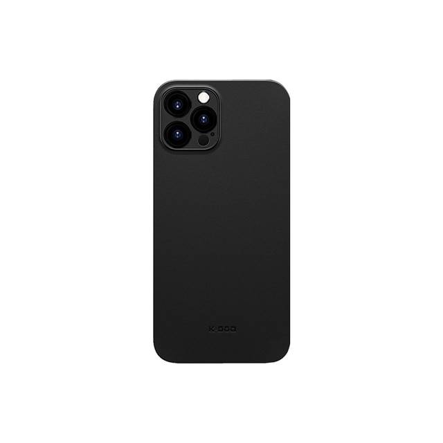 K- DOO AIR SKIN COVER- FOR IPHONE 13 PRO MAX (6.7')- BLACK COVER CASE