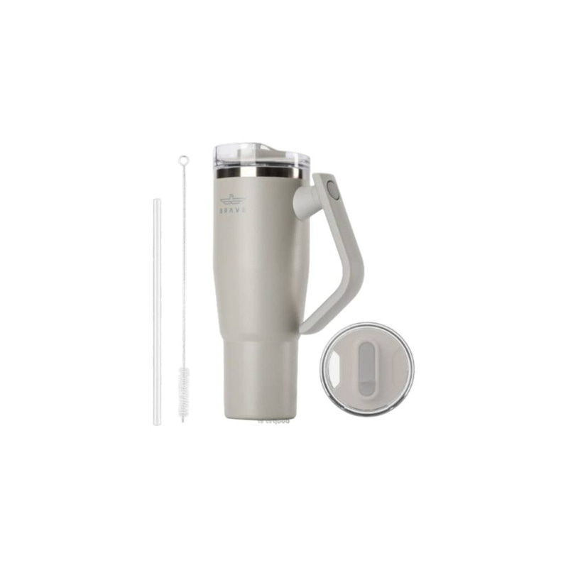 Brave Temp Guard Vacuum Insulated Travel Mug 1200ml - Light Grey